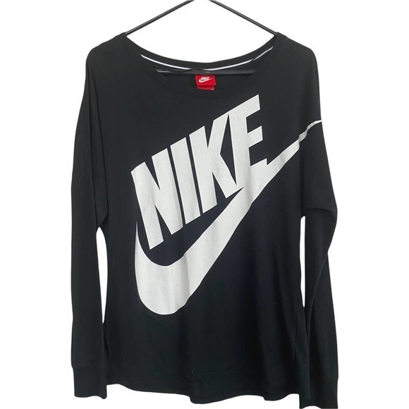Nike Essential Futura Long‎ Sleeve Shirt - Picture 1 of 5